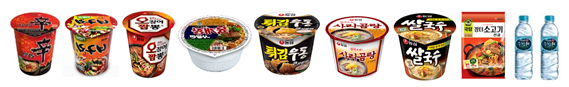 긴급 상황에서 바로 먹을 수 있는 식품으로 구성
